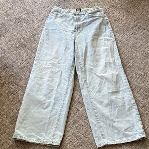 BDG Light Wash Blue Denim Wide Leg Jeans